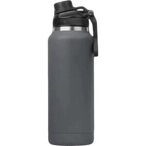 ORCA Hydra 34oz Charcoal Gray Stainless Steel Insulated Water Bottle Handle‎ Lid